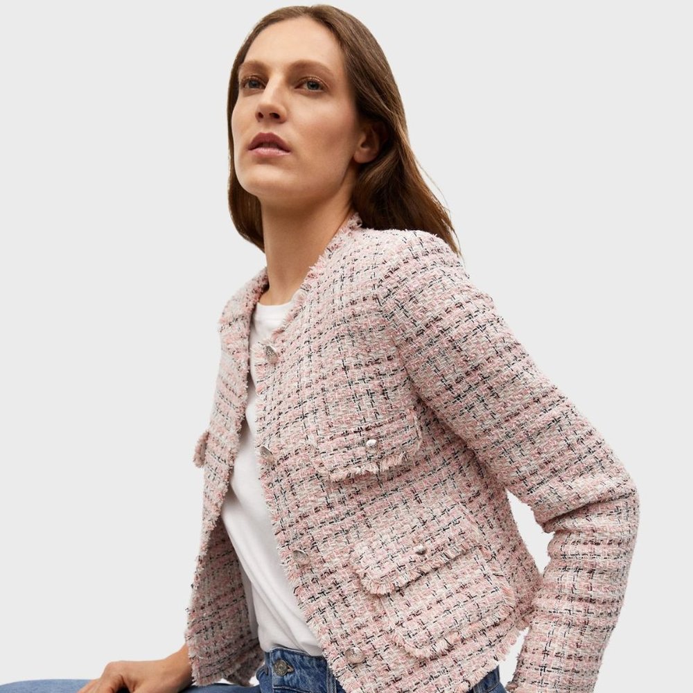 Mango pocket tweed jacket (new with tag)